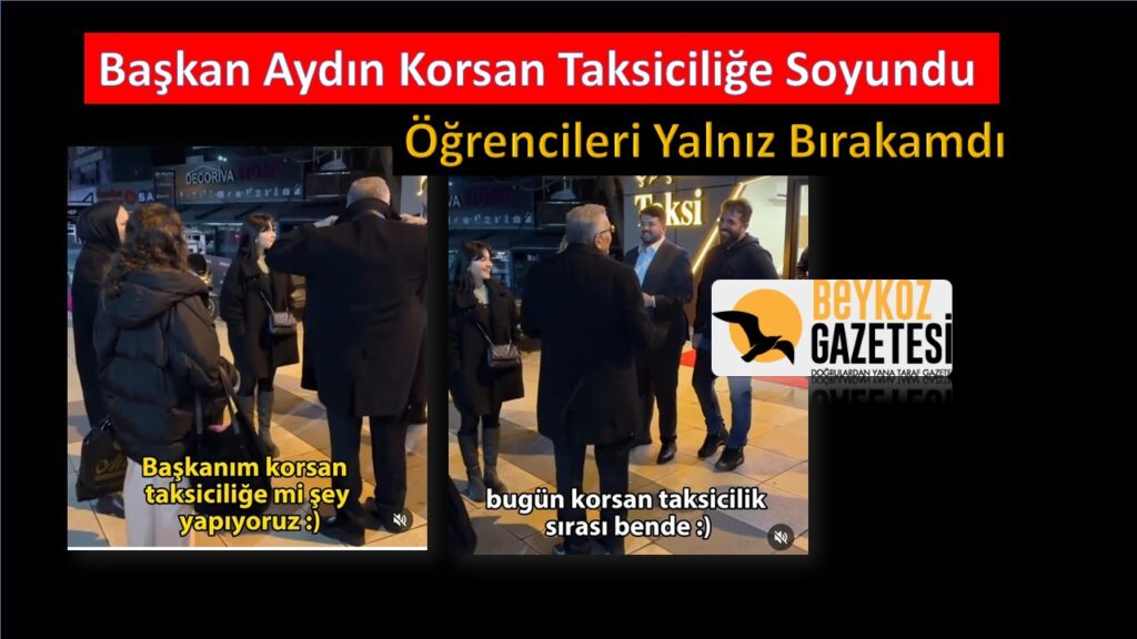 Başkan Murat Aydın Korsan Taksiciliğe Soyundu !