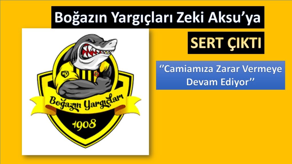 BOĞAZIN YARGIÇLARI: ”ZEKİ AKSU CAMİAMIZA ZARAR VERMEYE DEVAM EDİYOR”