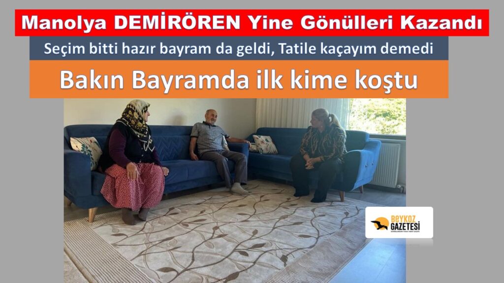 Manolya Demirören yine gönülleri fethetti…