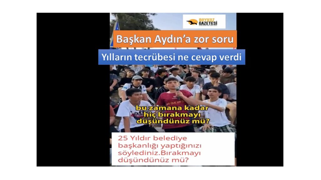 Başkan Murat Aydın’a Zor Soru: ”Hiç Bırakmayı Düşündünüz mü?”