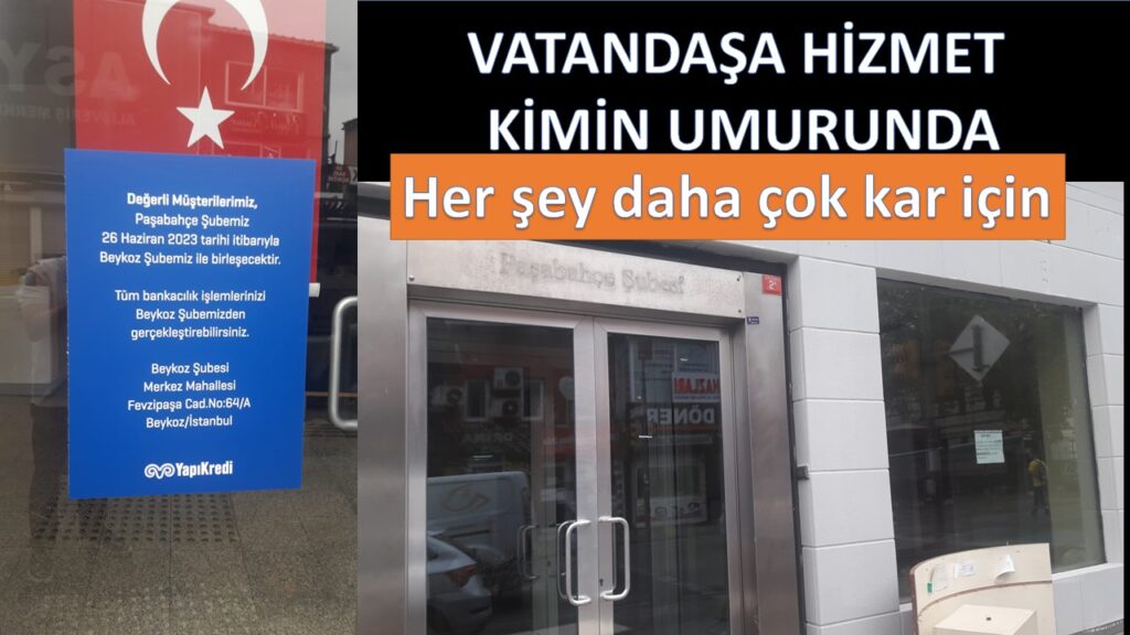 Bankalar azıttı. Hem taşınıyorlar, hem 10 bin TL’nin altında işlem yapmıyorlar