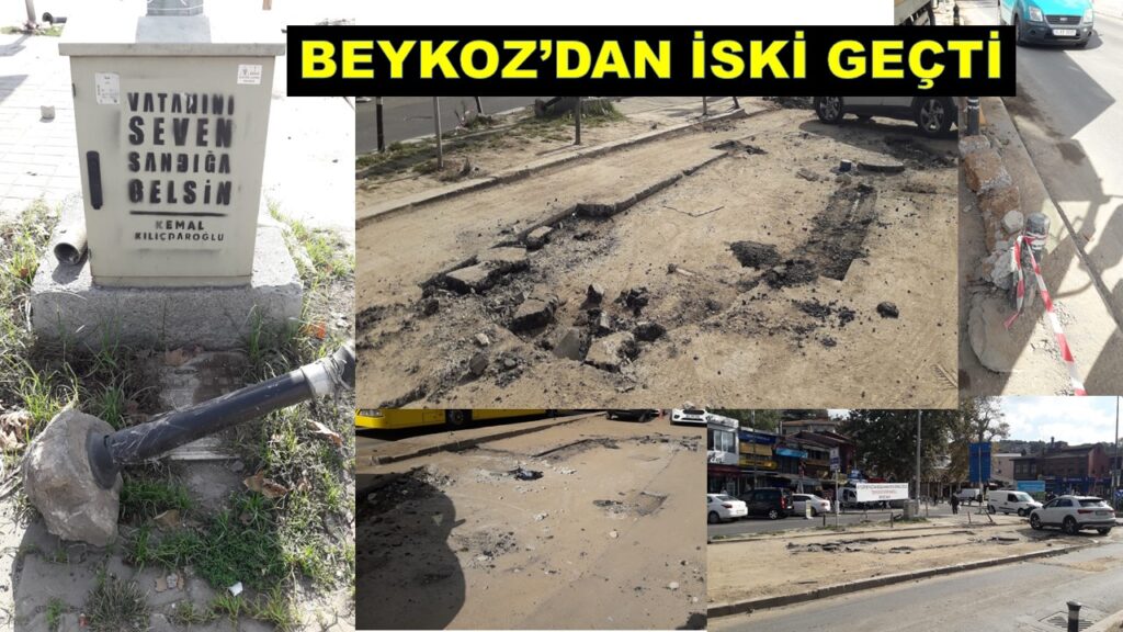 Beykoz’dan İSKİ geçti. her yer tarumar oldu…
