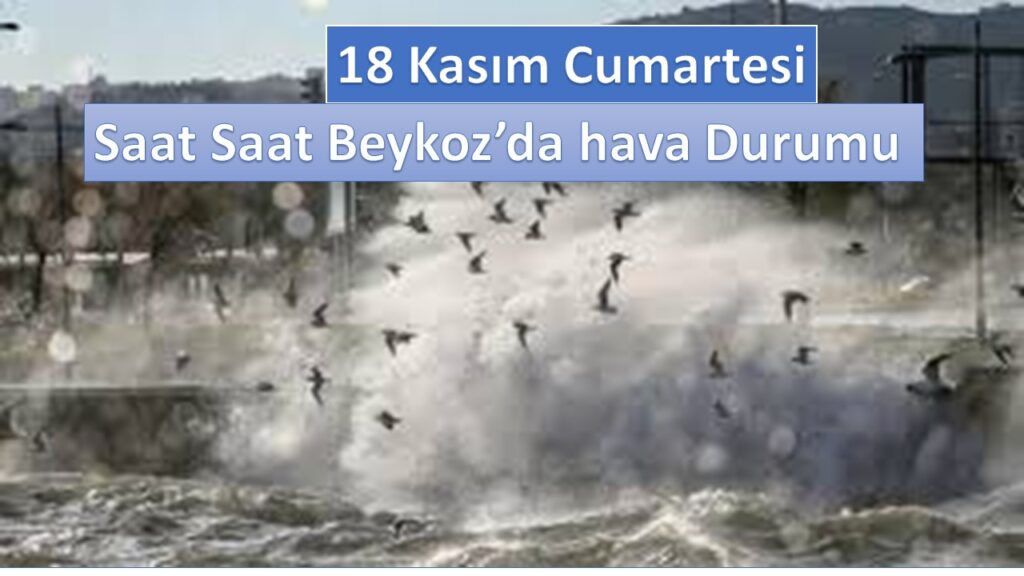 Meteoroloji ve Afad Uyardı. İşte saat saat Beykoz’da hava durumu
