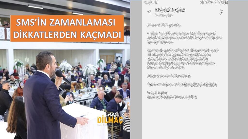 Beykoz Belediyesi’nin SMS Zamanlaması Dikkat Çekti