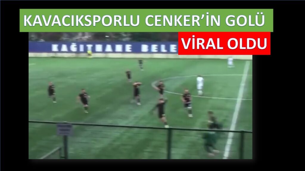 Kavacıksporlu Cenker’in ölçüp biçip ATTIĞI GOL…