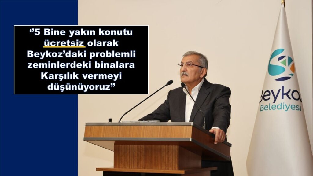 Murat Aydın’dan problemli zeminlerle takas 5 bin ücretsiz konut vaadi