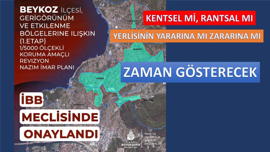 Eskiden Rantsal Dönüşüm Derlerdi, Şimdi Kentsel Dönüşüm diye müjdesini veriyorlar.