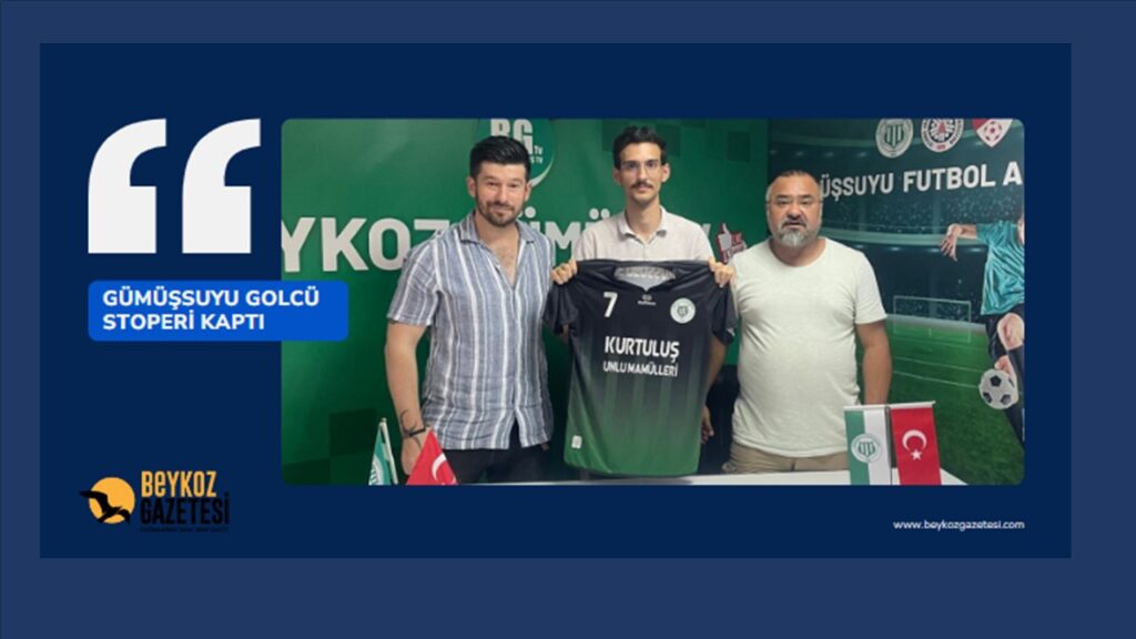 Gümüşsuyuspor golcü stoperi kaptı.  Geçen sene 9 gol attı