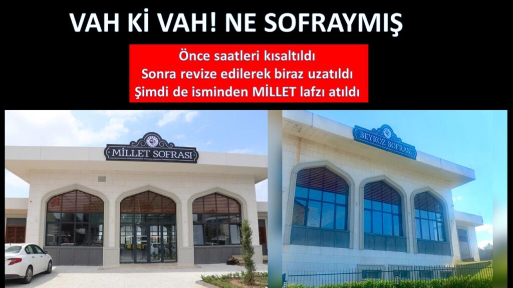 Yapılacak İcraat mı Yok. Beykozlunun sofrası olay oldu