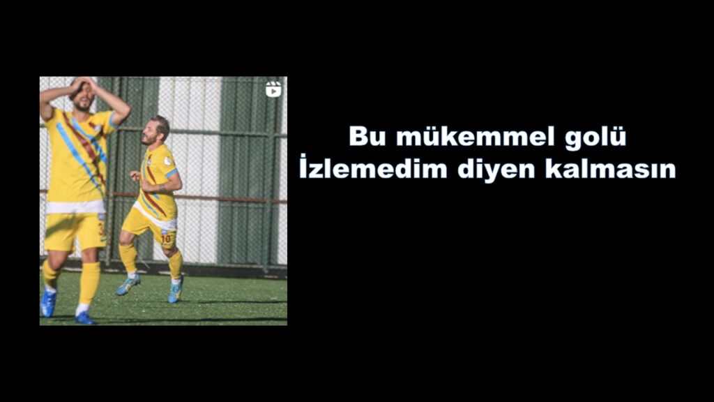 Beykoz İshaklıspor’un Tecrübeli Futbolcusu Barış Memiş’ten EFSANE GOL