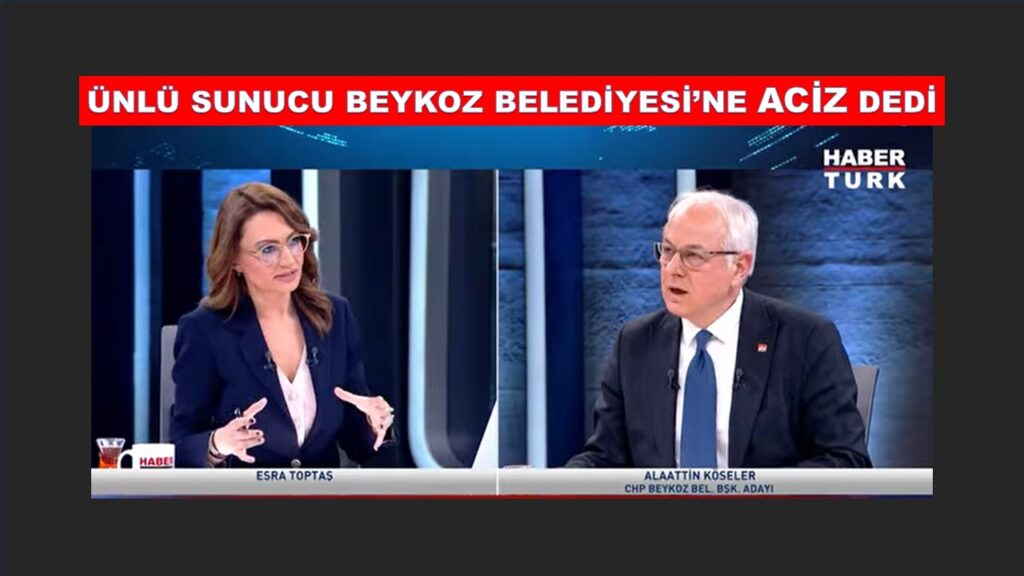 ÜNLÜ SUNUCU BEYKOZ BELEDİYESİ’Nİ GÖZ YUMMAKLA SUÇLAYIP ACİZ DEDİ