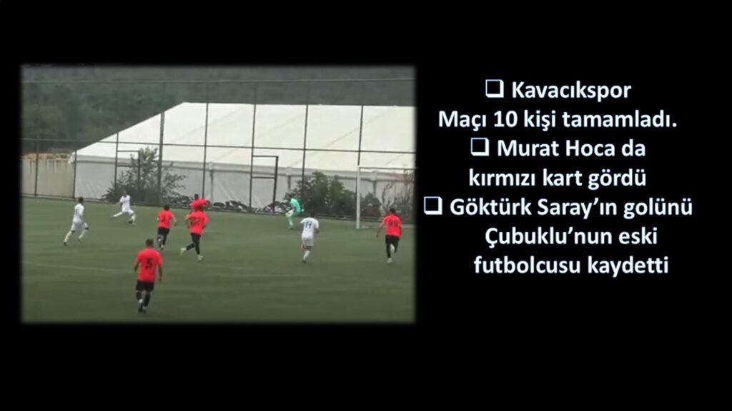 Göktürk Sarayspor: 1 Kavacıkspor: 1    İŞTE PUAN DURUMU