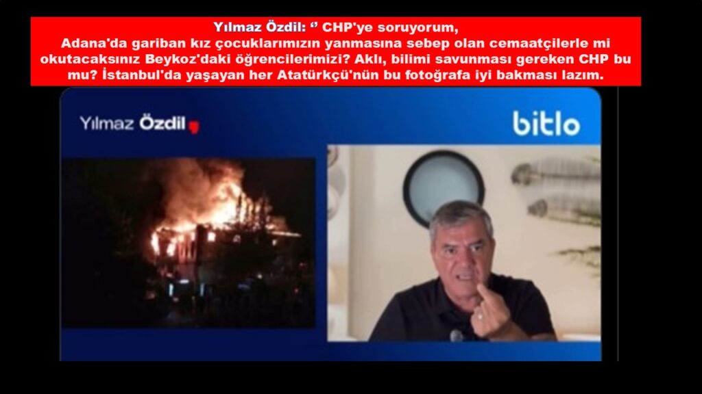 BEYKOZ BELEDİYESİ’NE YILMAZ ÖZDİL’DEN BU FOTOĞRAF İLE CAN ALICI SORU