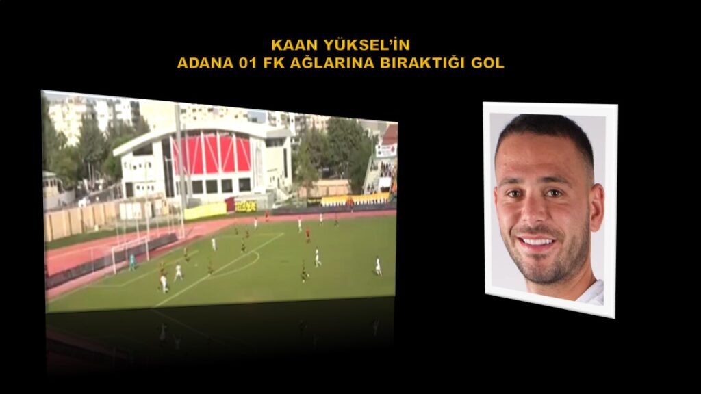 BEYKOZ ANADOLU OYUNCUSU KAAN YÜKSEL’İN ADANA 01 FK AĞLARINA IRAKTIĞI GOL