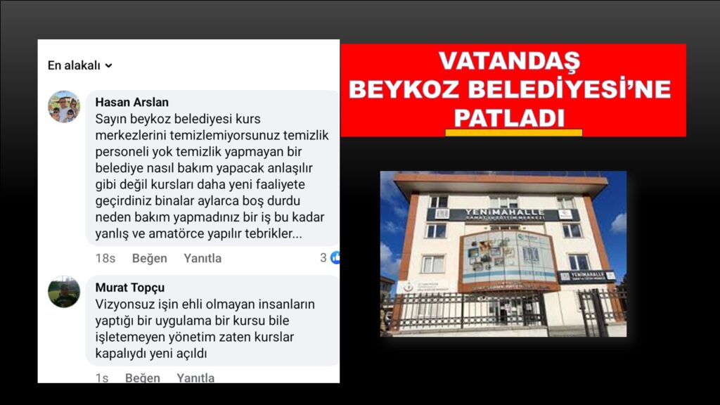 Beykoz Belediyesi Koskoca Yaz Kapalı Tuttuğu BEYSEM’leri Tadilat Var Diye Yine Kapattı
