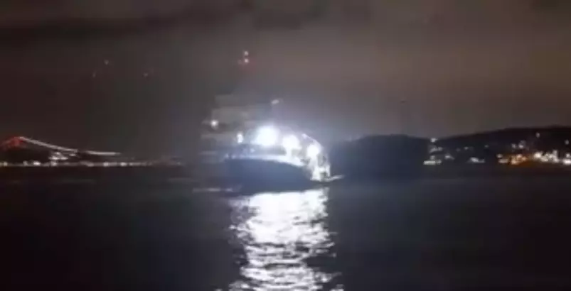 Beykozlu balıkçılar  kargo gemisi yakaladı!!!