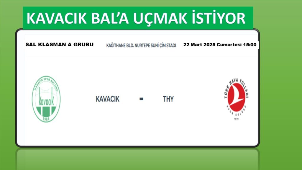 KAVACIKSPOR ‘BAL’ İÇİN SAHAYA ÇIKIYOR. İŞTE KAVACIKSPOR’UN GRUBU