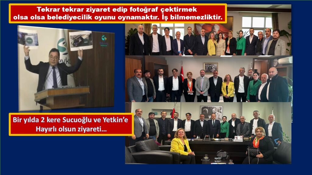 CHP’Lİ SATALOĞLU: ”BELEDİYECİLİK OYUNU ARTIK BİTMELİ… ” SATALOĞLU’NU KIZDIRAN KARELER…