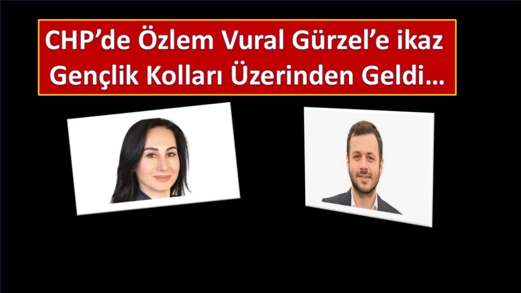CHP Gençlik Kolları Başkanı, CHP’li Beykoz Belediye Başkan Vekili Gürzel’e Parmak Salladı