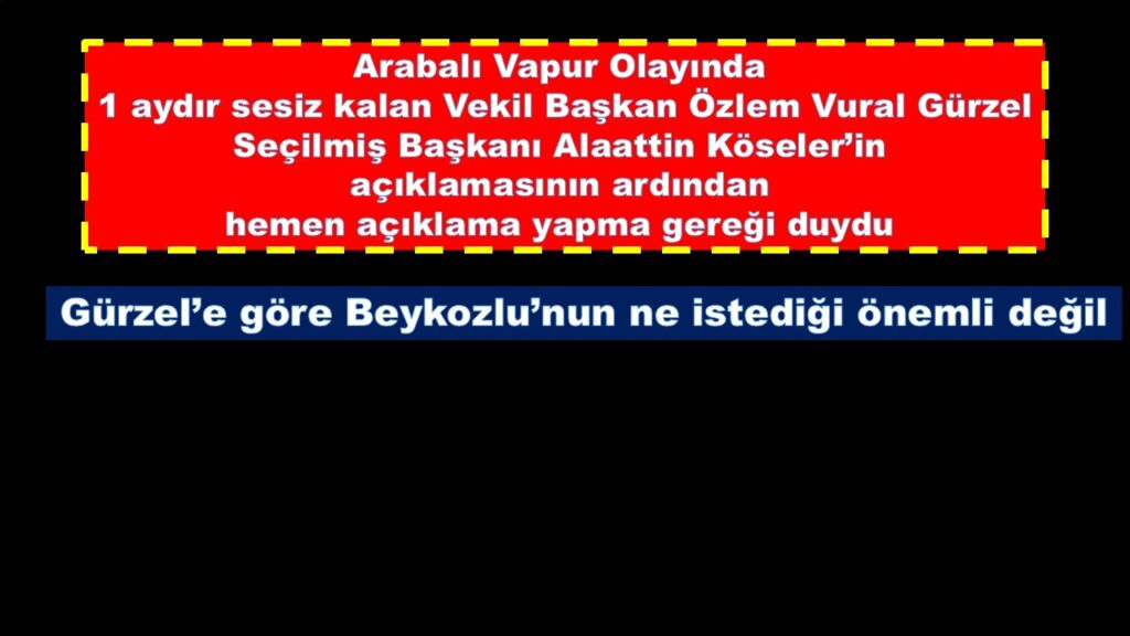 Başkan Vekili Gürzel, Seçilmiş Başkanı Köseler’i Boşa Düşürme Peşinde
