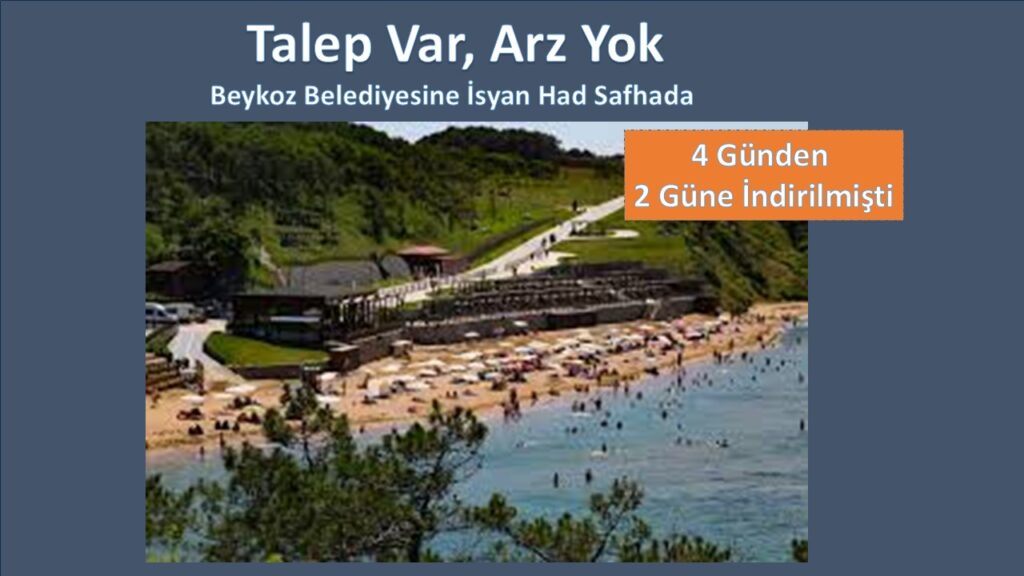 Beykoz Belediyesi Elmasburnu’nda sınıfta kaldı. Şikayetler Bitmek Bilmiyor