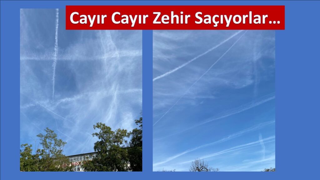 Beykoz’un semaları. Vatandaş; Cayır Cayır Zehir Saçıyorlar, Hem de Nasıl…