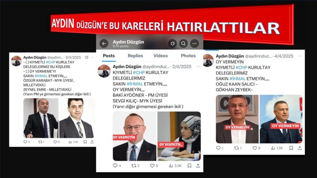 Aydın Düzgün’ü Kara Kara Düşündüren Kareler…