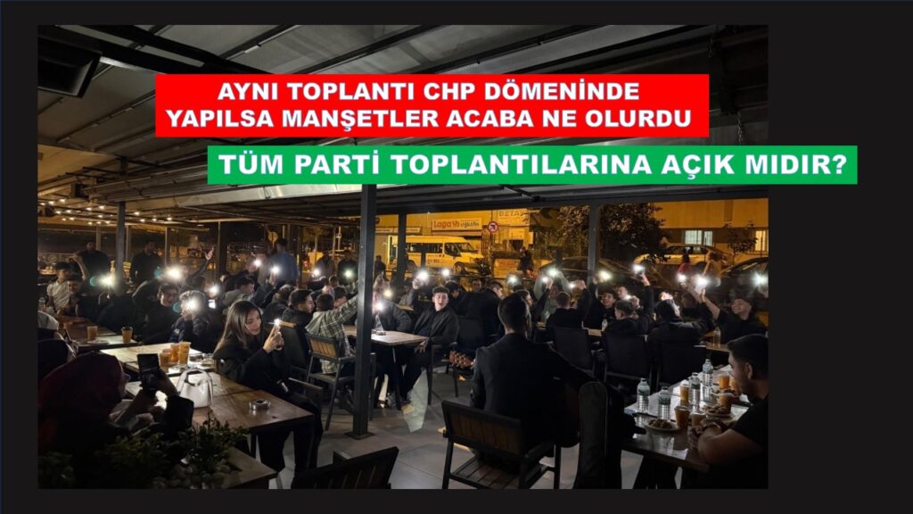 Beykoz Kahvecisi’nde İndirim Beklenirken, AK Parti’nin Toplantı Merkezi oldu