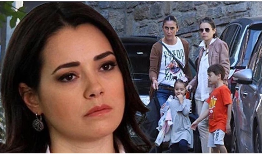Beykoz’da ünlü oyuncu Özgü Namal çocuklarıyla birlikte trafik kazası geçirdi