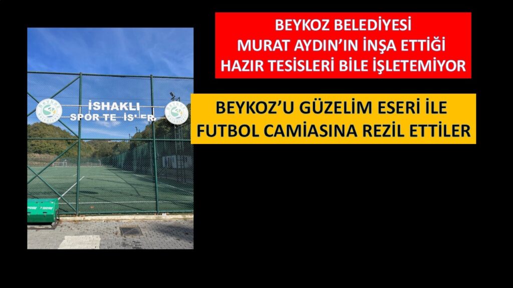 Beykoz Belediyesini Ünlü Spor Yorumcusu İshaklı’daki Bu Görüntülerle Vurdu