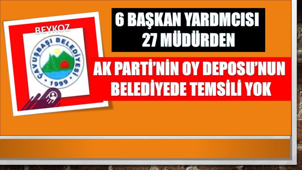 Çavuşbaşı’nın Hakkı Yeniyor, Çavuşbaşı Kanaat Önderleri SUS PUS!!!