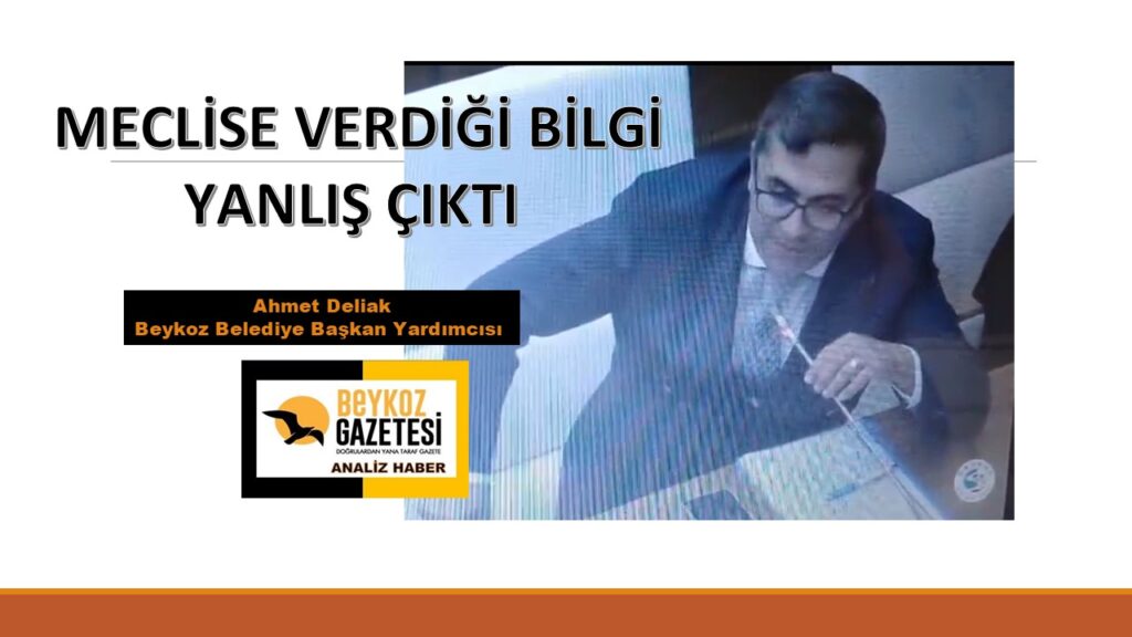 Ahmet Deliak’ın Meclis’te Kayıtlara Geçsin Dediği Bilgi Doğru Çıkmadı