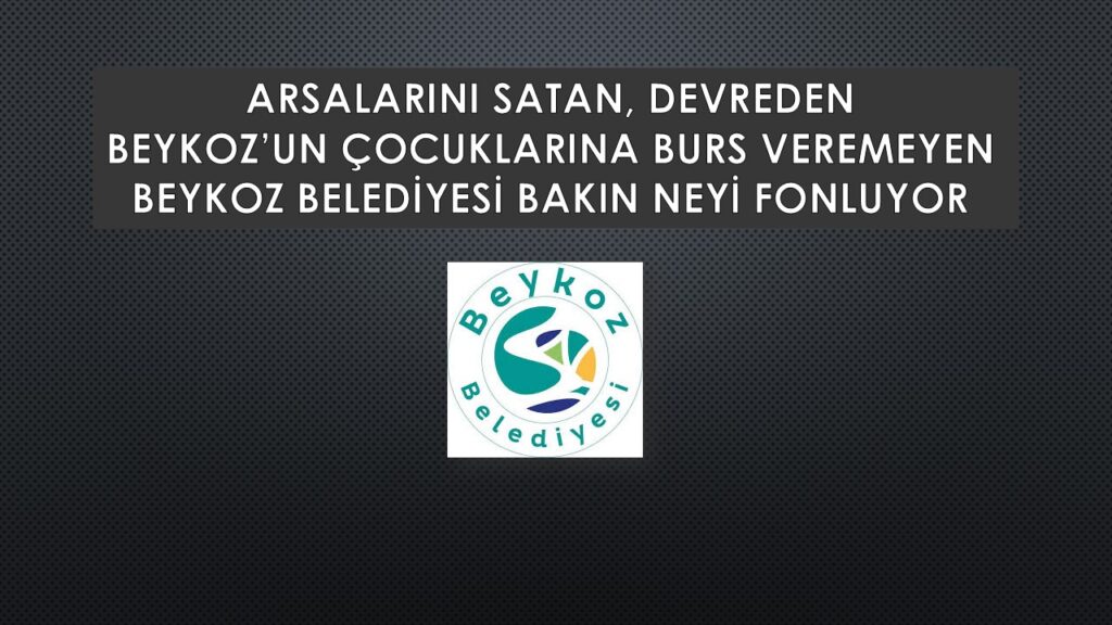 SAT… DEVRET… FOTO VER ANLAYIŞI İLE YÖNETİLEN BELEDİYE BAKIN KIT KAYNAĞINI NEREYE HARCIYOR…