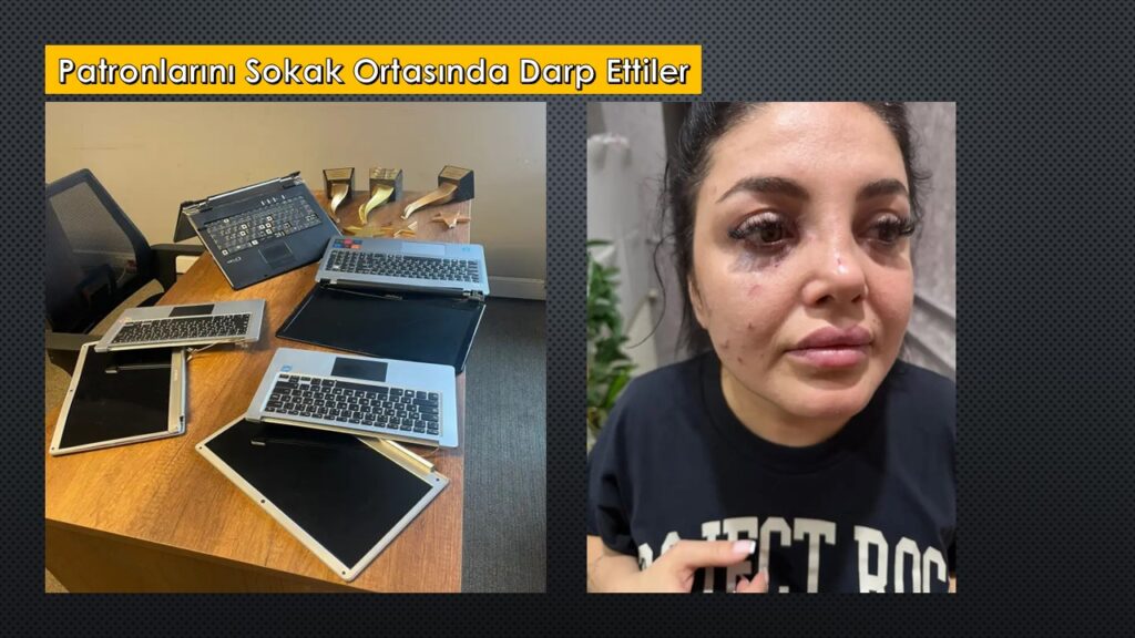 Beykoz’da ofis basıp, sokak ortasında patronlarını darp ettiler…