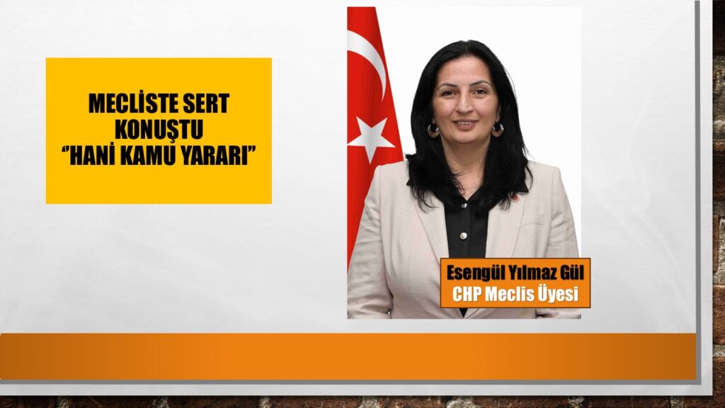 ESENGÜL YILMAZ GÜL; ”Beytur’a 6, Beyyap’a 8 Kişi, Meclis Üyesinden Danışman Olur mu?
