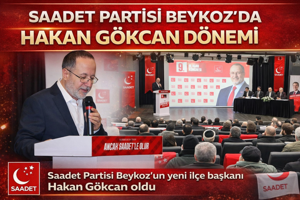 Saadet Partisi Beykoz’da Yaşar Ahmet Kuzu Kongre ile Görevi Hakan Gökcan’a devretti