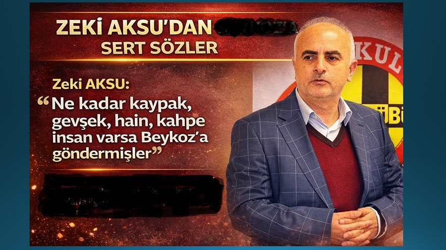 Beykoz Anadolu Kulüp Başkanı Zeki Aksu Rest Çekti