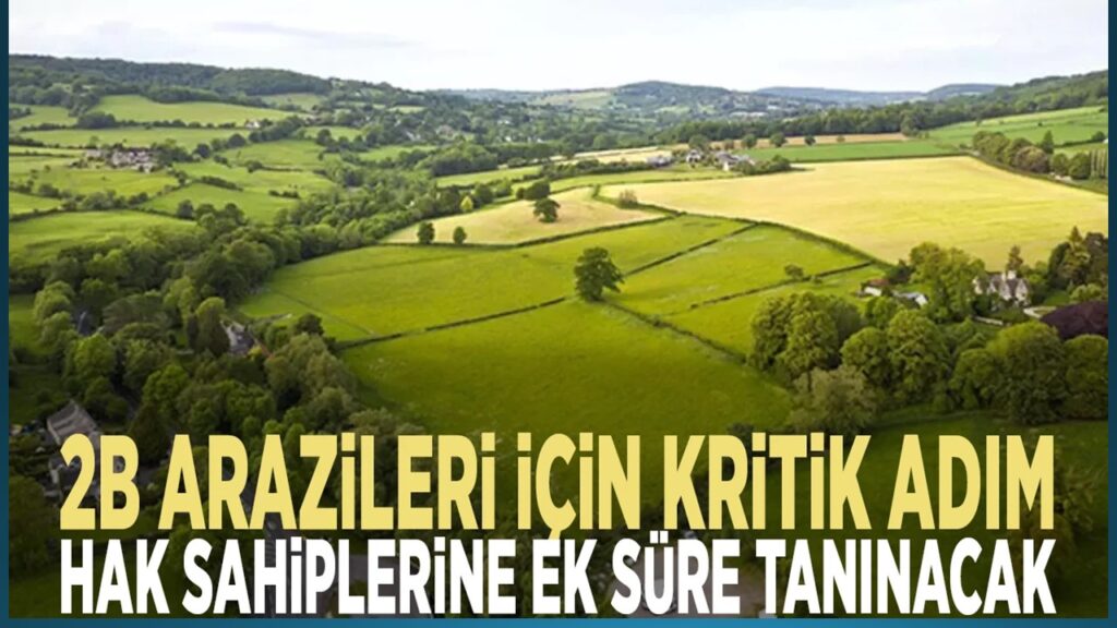 Beykoz’da 2B arazileri için hak sahiplerine ek süre tanınıyor…