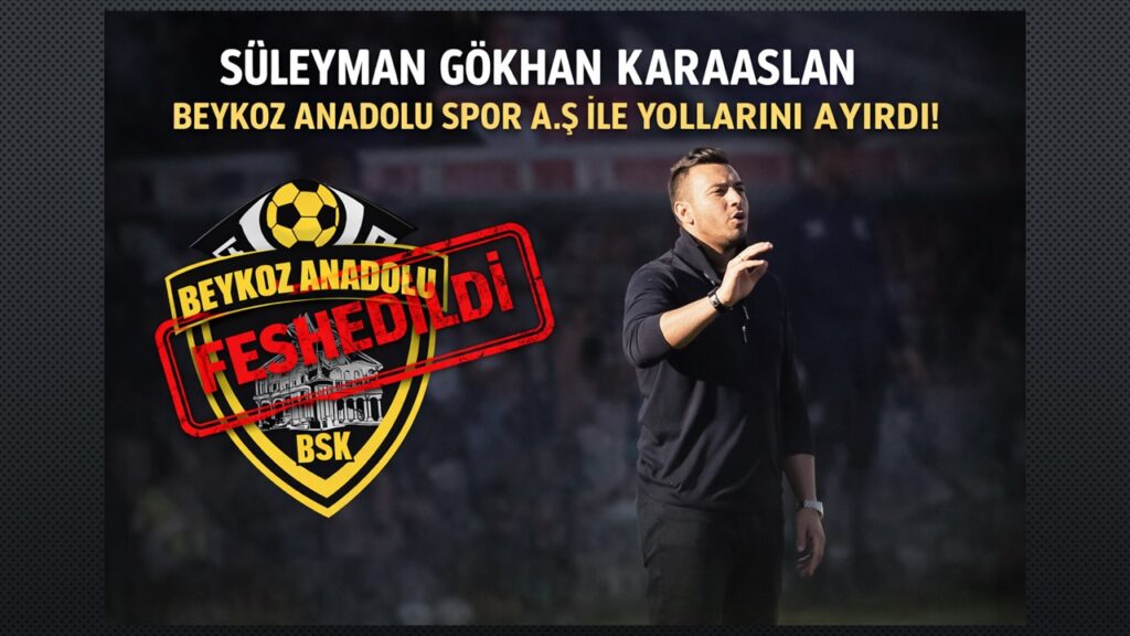 Beykoz Anadolu S.Gökhan Karaaslan ile yollarını ayırdı