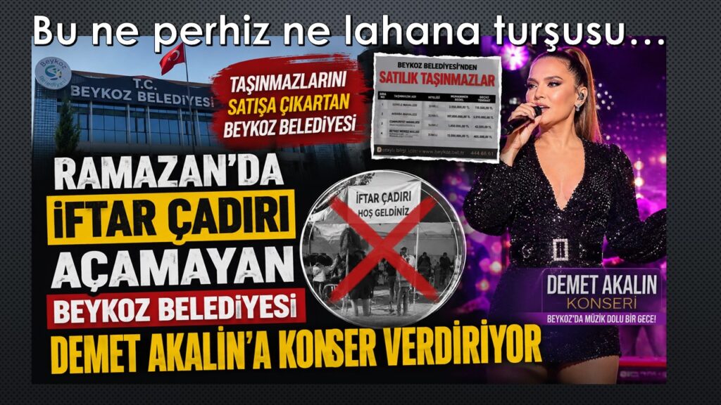 Taşınmazlarını 41 Milyona Satışa Çıkartan Beykoz Belediyesi’nden üst düzey VİP Konser