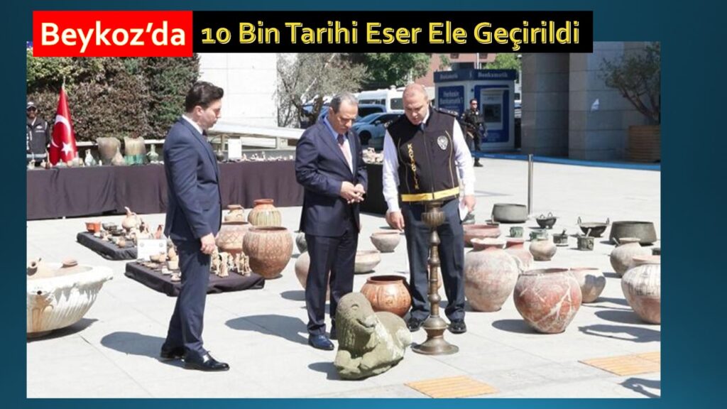 Beykoz’da büyük tarihi eser kaçakçılığı operasyonu; 10 bin eser…