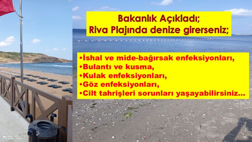 Dikkat, Sağlık Bakanlığı Riva Plajının Suyunu ZAYIF Kalitede Buldu. Bu Ne Anlam Taşıyor