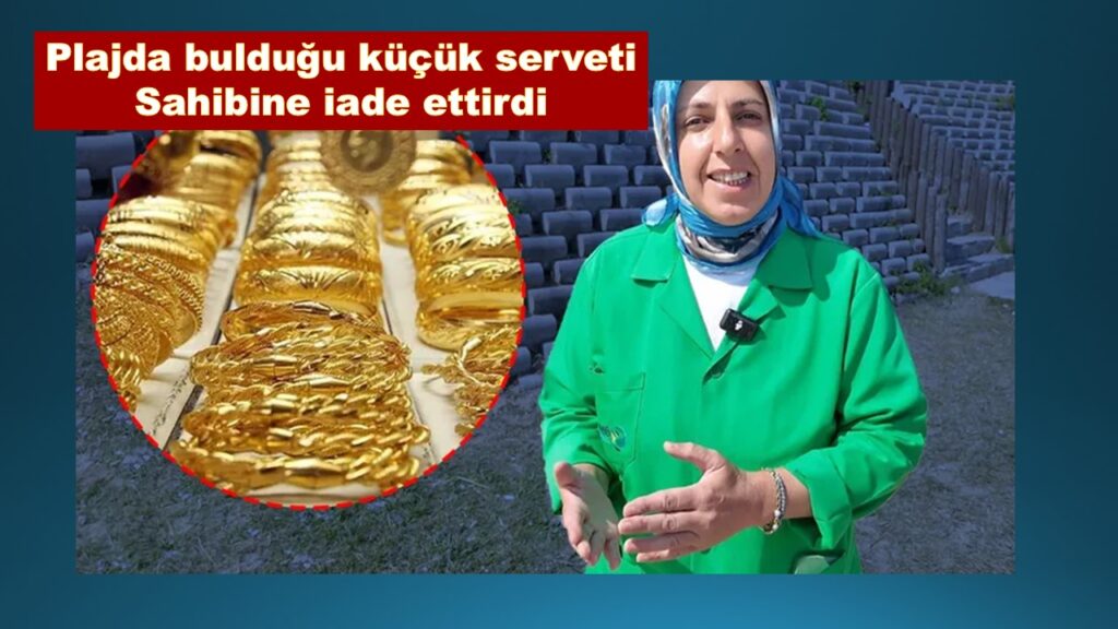 Beykoz’da kumların arasında bulduğu serveti sahibine iade etti